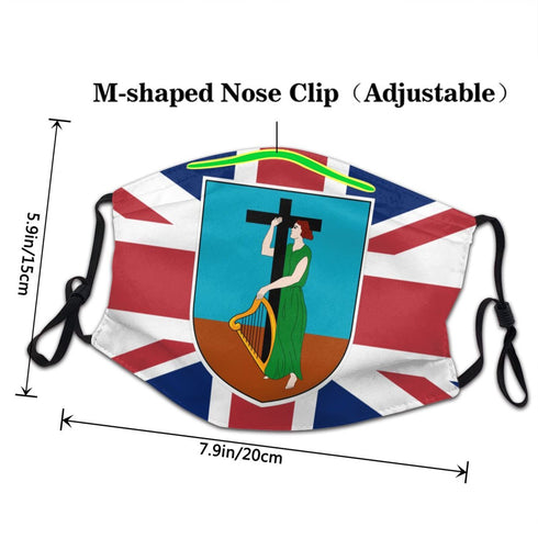 Montserrat Face Covering - CaribeHeart Montserrat